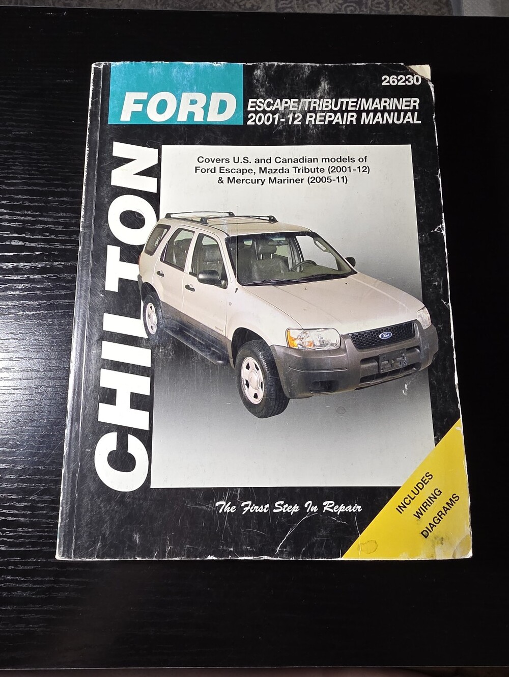 Chilton 26230 Repair Manual 2001-2003 Ford Escape / Tribute